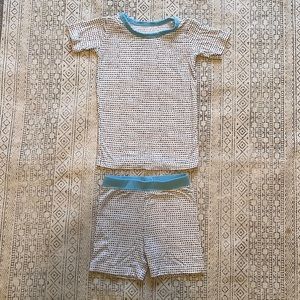 Little Sleepies Blue Polka Dot 2 piece shorts Pajama set